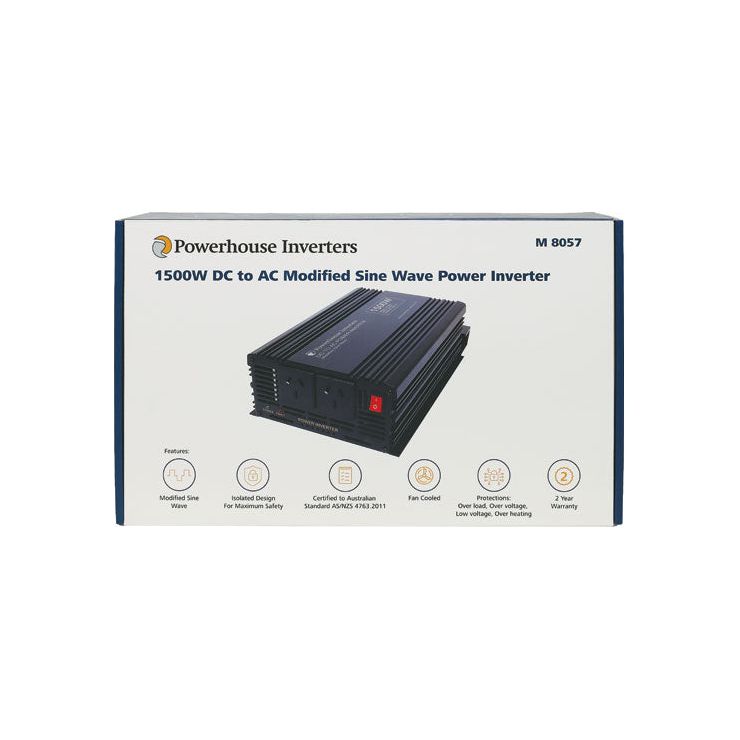 1500W 12V DC To AC MODIFIED SINE Wave Power Inverter | M8057 - Home of 12 Volt Online