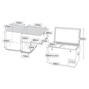EX-DISPLAY - National Luna 60L Legacy Twin Bin, Dual Control Refrigerator & Freezer with Anderson lead