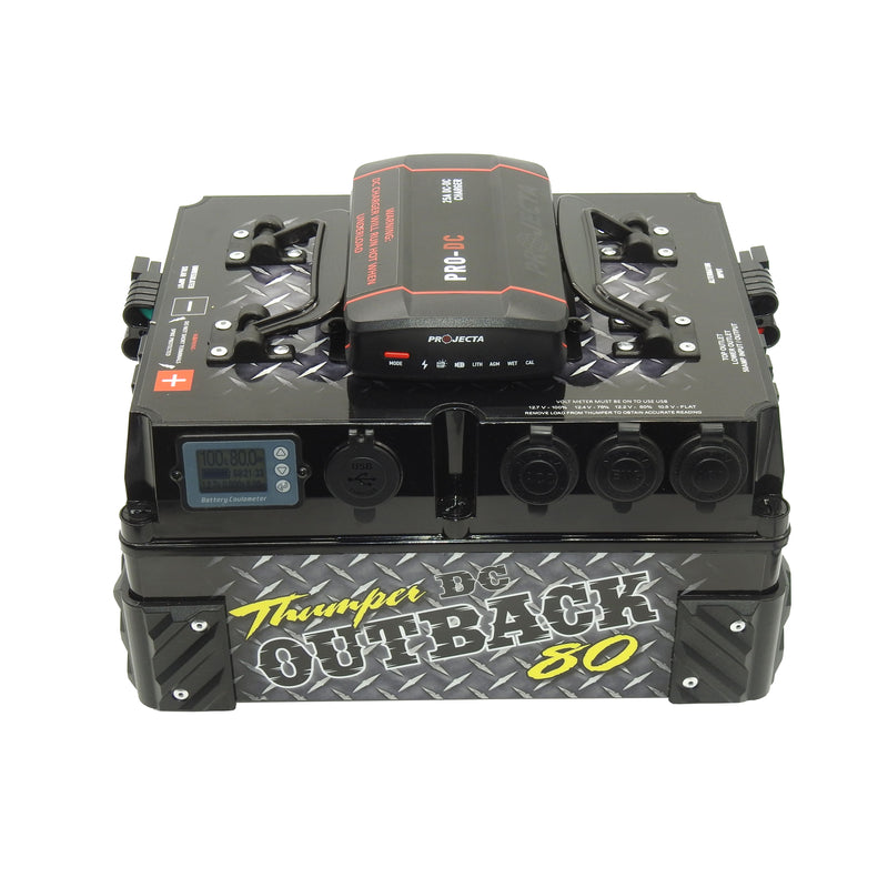 Thumper Outback DC 80 AH Battery Pack Projecta OB80PDC