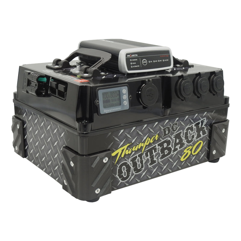 Thumper Outback DC 80 AH Battery Pack Projecta IDC25 - NEW LOOK! - Home of 12 Volt Online