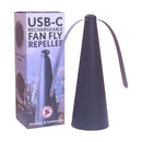 USB-C Rechargeable Fly Fan Repeller Black or White