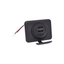 Dual USB 2.1A Surface Mount Socket Low Profile | P0668A - Home of 12 Volt Online