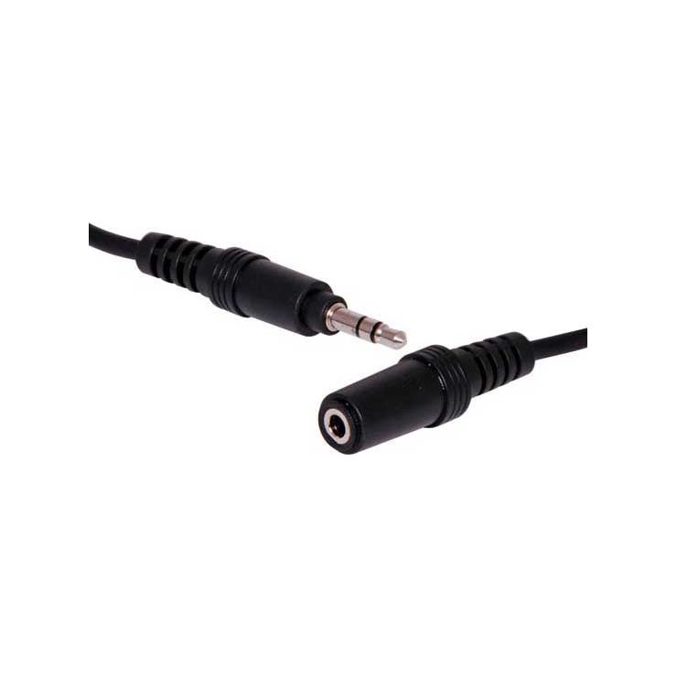 1.5m 3.5mm Stereo Plug to 3.5mm Stereo Socket Cable | P6010A - Home of 12 Volt Online