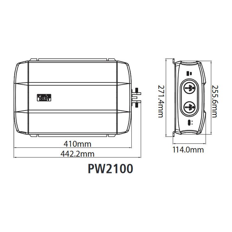 Projecta 12 Volt 2100 watt Pure Sine Wave Inverter | PW2100 - Home of 12 Volt Online