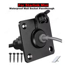 Starlink Waterproof Wall Socket Passthrough 2.1 Female Power Connector  SL-WS