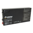 Complete package - Predator 100 AH LiFePO4 Slim line Battery Deep cycle 80A BMS with Redarc BCDCN1240