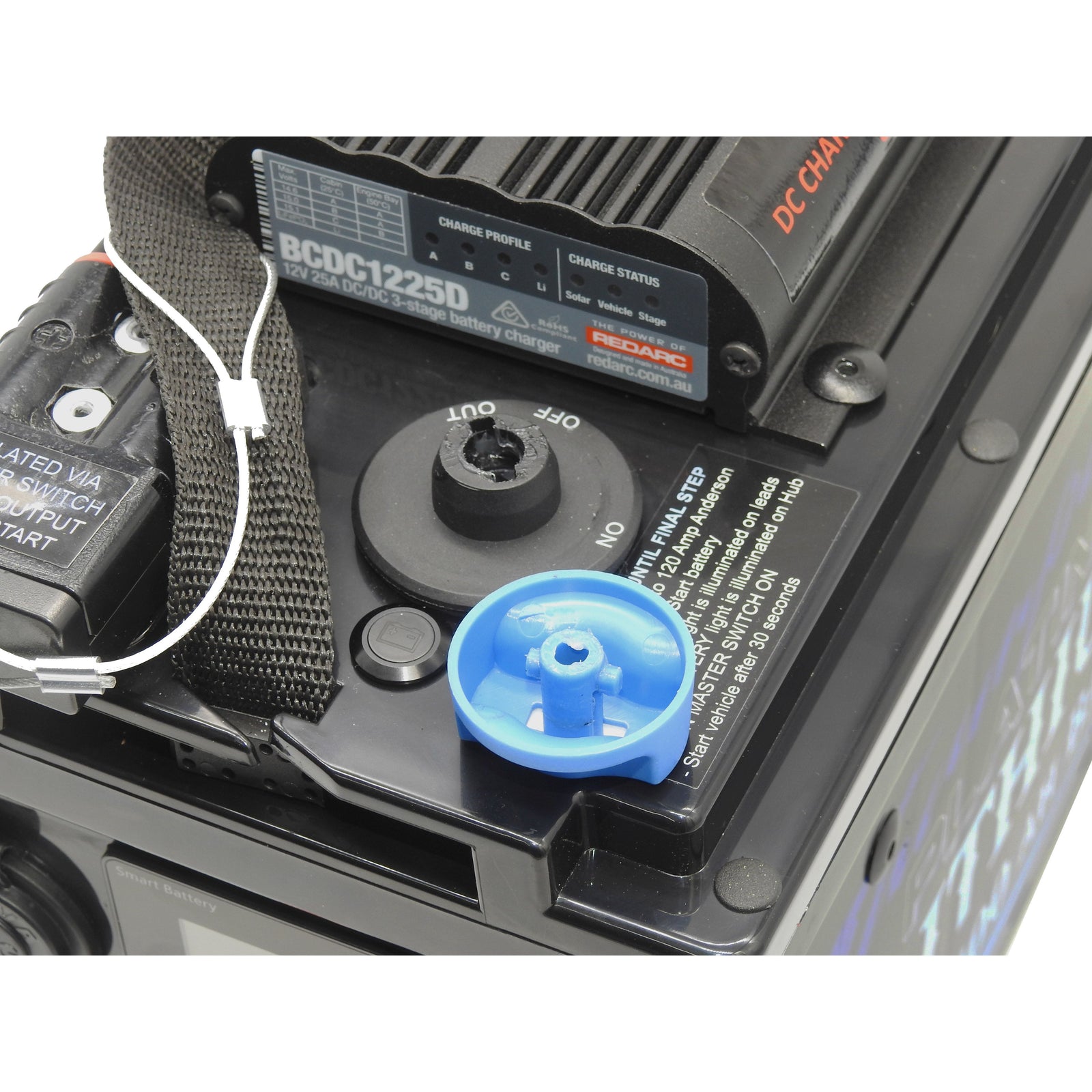 Js Performance Battery Box Thumper Lithium 120 AH Battery Hub JUMP START Bluetooth | TBH120RD-JS