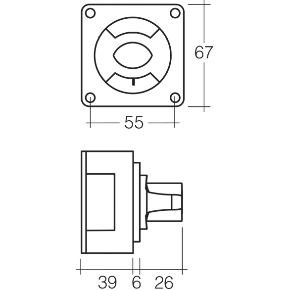 Battery Master Switch Rotary Style | 61082BL - Home of 12 Volt Online