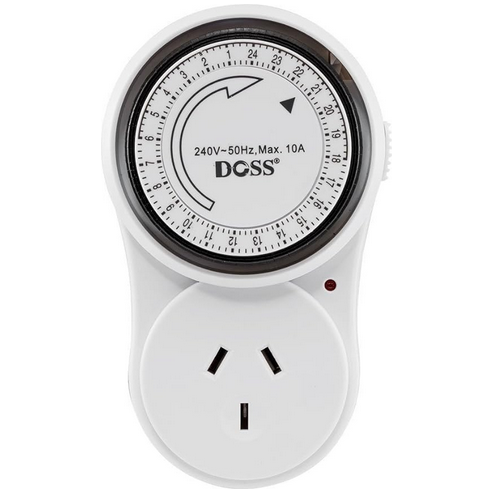 DOSS 24Hrs Mains Mechanical Timer Electrical Timer | MMT24V2 - Home of 12 Volt Online