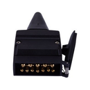 Trailer Plug 12 Pin Flat Plastic | BTC-12P