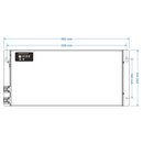 Complete package - Predator 100 AH LiFePO4 Slim line Battery Deep cycle 80A BMS with Redarc BCDCN1240
