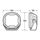 Narva Driving Lights 12/24V 7" Light PAIR  72172