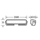 Narva 10" EX2 Light Bar Single row 72830