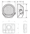 Narva Ultima MK3 215 LED Transport Driving light kits - Hybrid set 4   71748