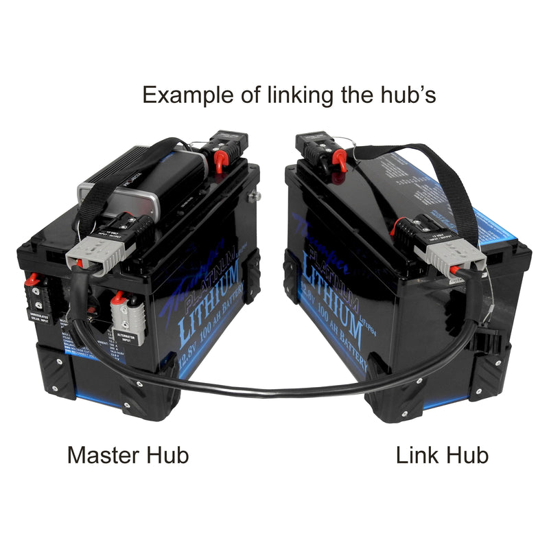 Thumper Lithium LiFePO4 Battery Hub 120 AH Link Hub | TBH120-LK-BT *BLUETOOTH model - Home of 12 Volt Online