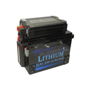 Thumper Lithium Battery Hub Getaway 240 AH with integrated 1500W pure sine wave inverter, Bluetooth monitoring, solar charging and 240v off-grid power. 