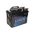 Australian-made Thumper 240 ah lithium battery hub featuring 3Wh capacity, solar charging and portable off-grid power. 