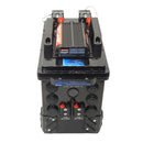 Thumper 240 AH lithium battery hub off-grid power system for camping battery to run fridges, lighting and 12volt accessories when away from mains power. 