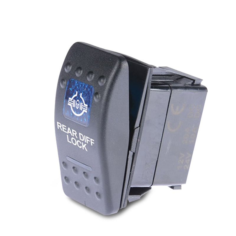 Thunder 12/24V Rocker Switch Rear Diff Lock TDR11023