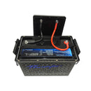 2 x Thumper Lithium Platinum 100 AH LiFePO4 batteries & 2 x Storage boxes