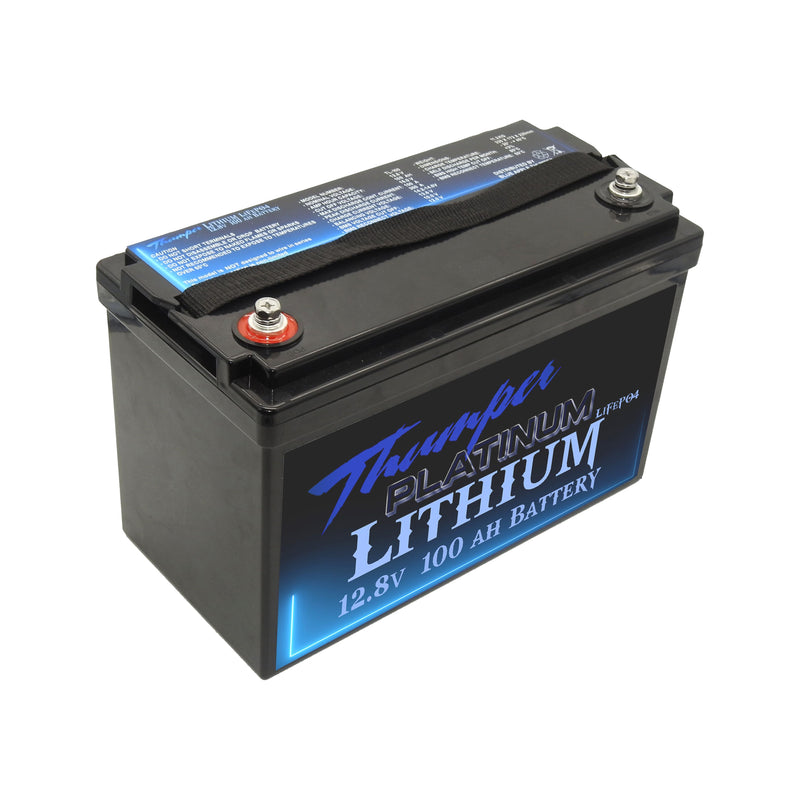 Thumper Lithium 100 AH LiFePO4 Battery | Prismatic | 100 Amp BMS | 5 year warranty - Home of 12 Volt Online