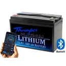 2 x Thumper Lithium 120 AH Platinum LiFePO4 batteries & 2 x Storage boxes