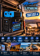 Battery Hub Getaway Thumper Lithium 160AH 2000W Inverter 40A DC ALL-IN-ONE