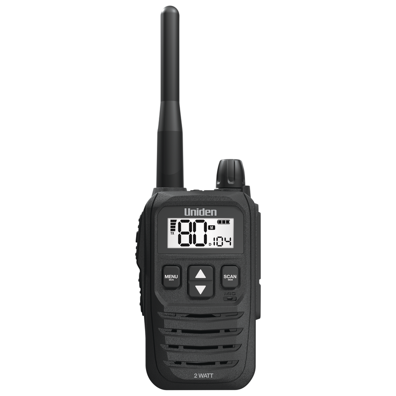 Uniden 2 Watt UHF Handheld 2-Way Radio Tradies Pack | UH825-2TP - Home of 12 Volt Online