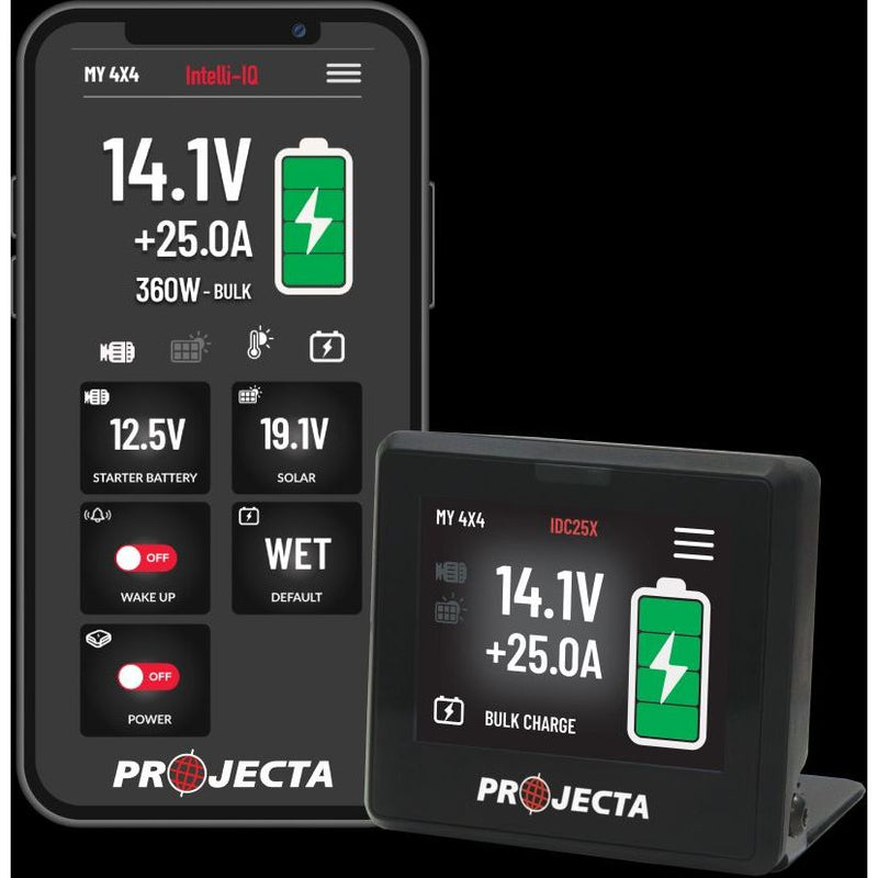 IDC25X Intelli-Charge 25Amp DC Charger With IQD2 Smart Display | IDC25XIQ - Home of 12 Volt Online