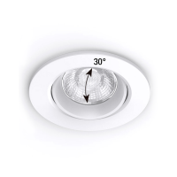 10W ADJUSTABLE DIMMABLE LED DOWNLIGHT Natural light 4000K | X2091A - Home of 12 Volt Online