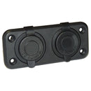 Accessory plate - 2 gang - Cig / Merit / Engel / USB / Volt - Home of 12 Volt Online