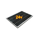 24 Volt 40 watt Monocrystalline solar panel UN-REGULATED