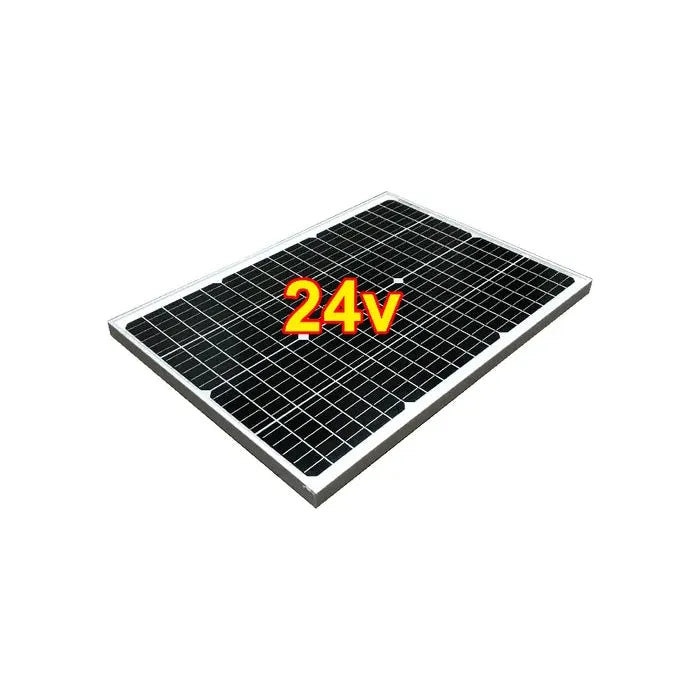 24 Volt 40 watt Monocrystalline solar panel UN-REGULATED