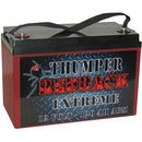 Thumper Base Model Battery Box + Extreme Deep Cycle 120 or 105 AH AGM Battery PACKAGE