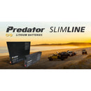 Complete package - Predator 100 AH LiFePO4 Slim line Battery Deep cycle 80A BMS with Redarc BCDCN1240