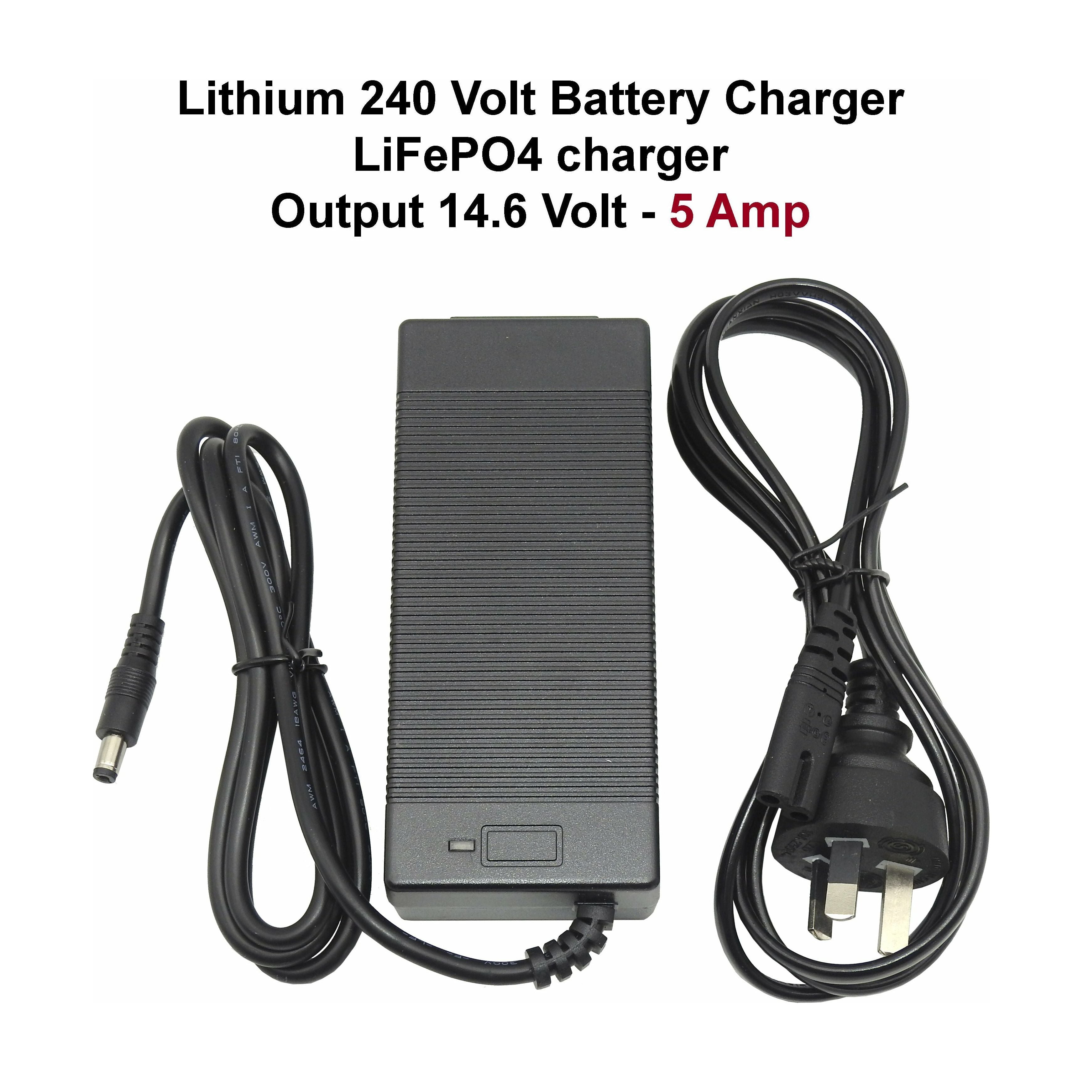 Thumper LiFePO4 240 Volt Battery Charger 5 Amp (L-5A) | Home of 12 Volt ...