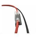 Inveter lead | 2mt length 3B&S (25mm) Red & Black cable with Mega Fuse Holder Heavy Duty - Home of 12 Volt Online