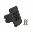 TWIN Thumper 50 Amp Anderson flush mount panel 2x BLACK (flush mount) (TSP-016-BB) - Home of 12 Volt Online