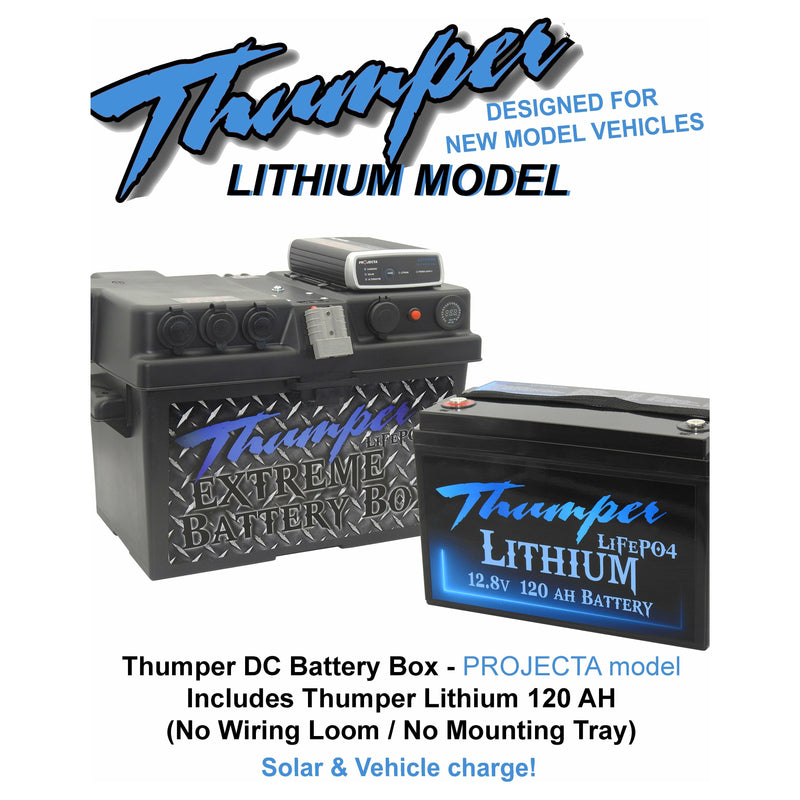 Thumper Projecta DC Battery Box LITHIUM package(s) | IDC25L - Home of 12 Volt Online