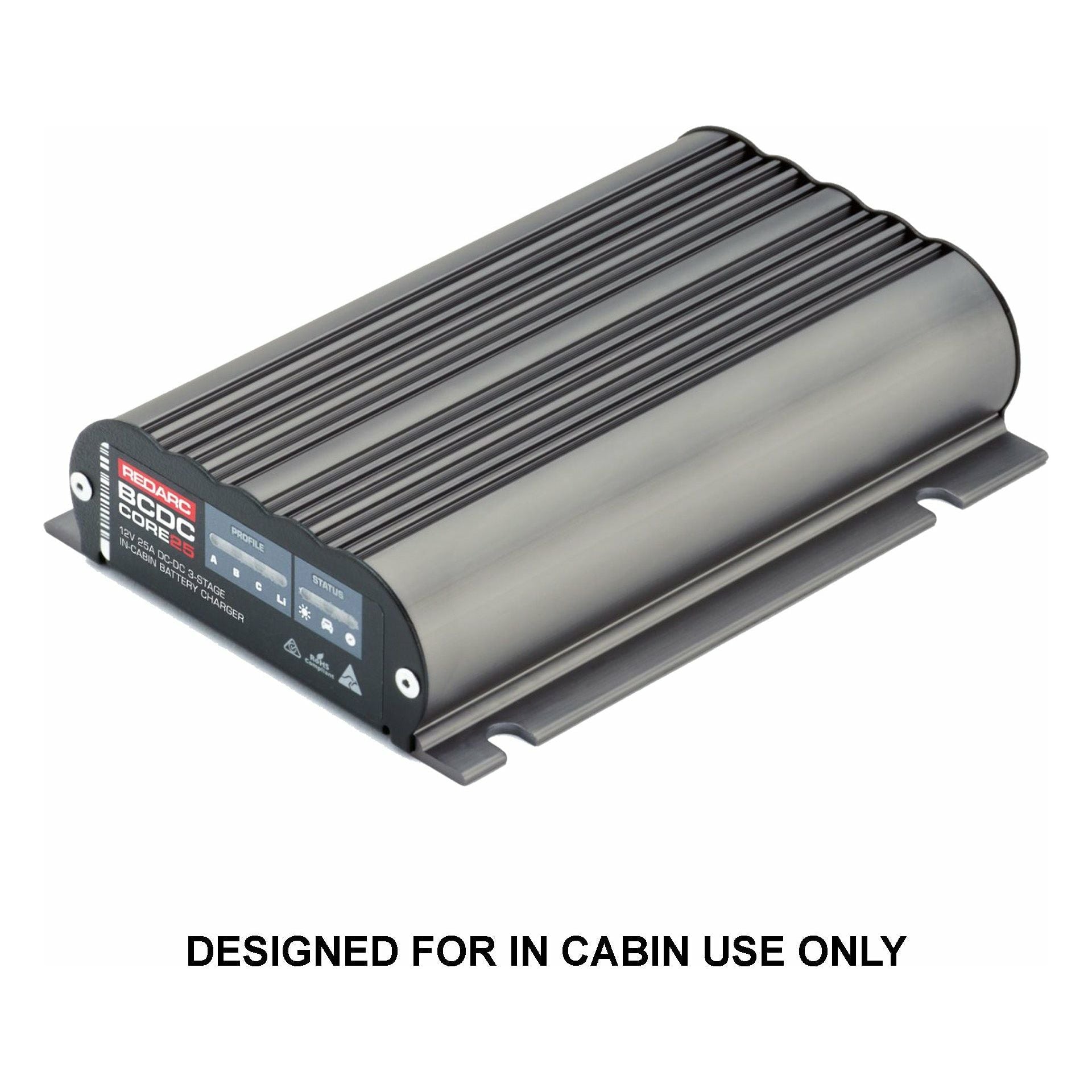 Bcdc Core Redarc BCDC Core In-Cabin 25A DC Battery Charger BCDCN1225