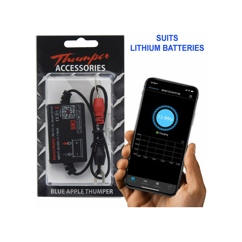 LITHIUM Battery Monitor BM2L Bluetooth 4.0 12V suits LITHIUM ONLY | BM2L - Home of 12 Volt Online