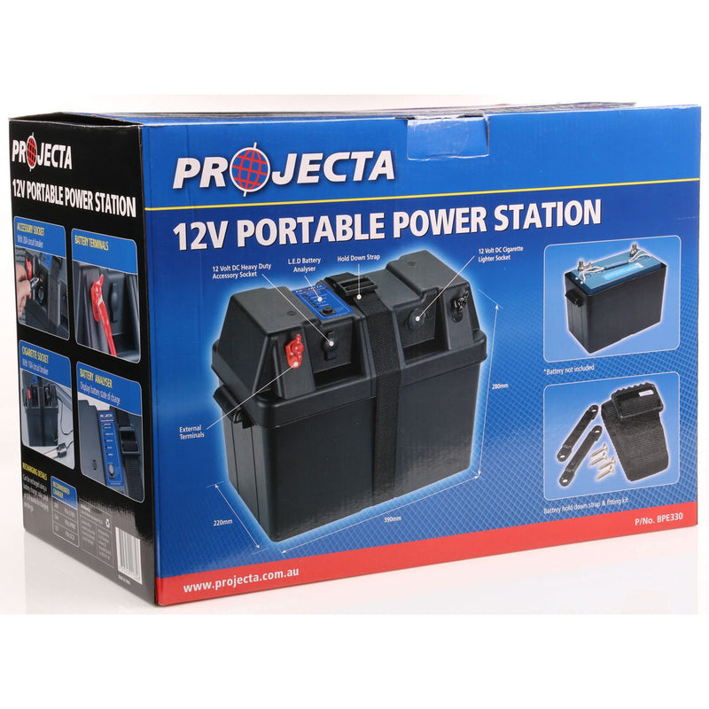 Projecta Battery Box Power Station 12 Volt | BPE330 - Home of 12 Volt Online