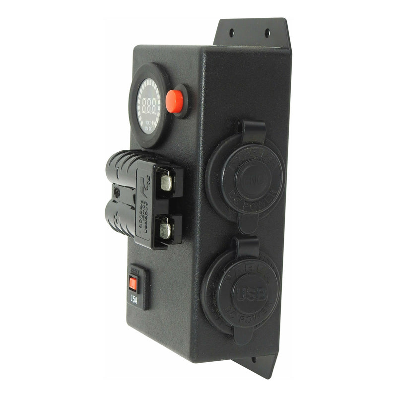 12 Volt / 24 Volt Control Box VOLT - Right mount - Engel + Dual USB + 50Amp Anderson - Home of 12 Volt Online