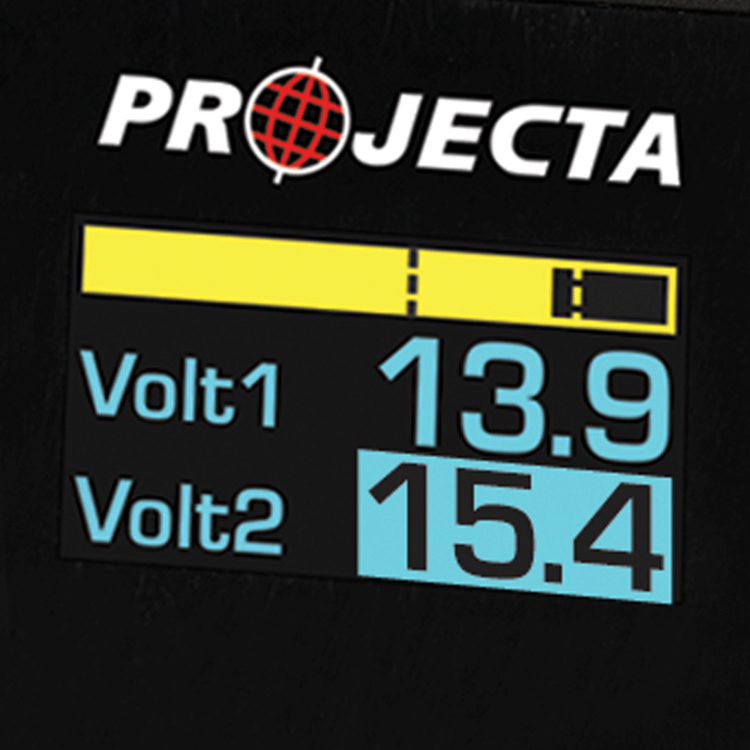 Projecta 12/24V Dual Battery Volt Meter (DBM100) - Home of 12 Volt Online