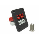 TWIN Thumper 50 Amp Anderson flush mount panel with 1 x Red 1 x Grey Anderson (flush mount) (TSP-016-RG) - Home of 12 Volt Online