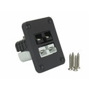 TWIN Thumper 50 Amp Anderson flush mount panel GREY + BLACK (flush mount) (TSP-016-GB) - Home of 12 Volt Online