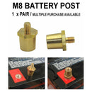 Battery M8 High crank conversion terminal posts M8Posts - Home of 12 Volt Online