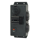 12 Volt / 24 Volt Control Box - RIGHT - DUAL USB + Cigarette + Merit + 50Amp Anderson - Home of 12 Volt Online