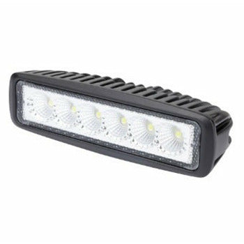Roadvision LED Work Light Rect FLOOD BEAM 10-30V 6 x 3W LEDs 18W 1080lm IP67 160x63x45mm | RWL118F - Home of 12 Volt Online