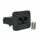 Thumper 50 Amp Anderson Panel - BLACK (flush mount) TSP-014-B - Home of 12 Volt Online